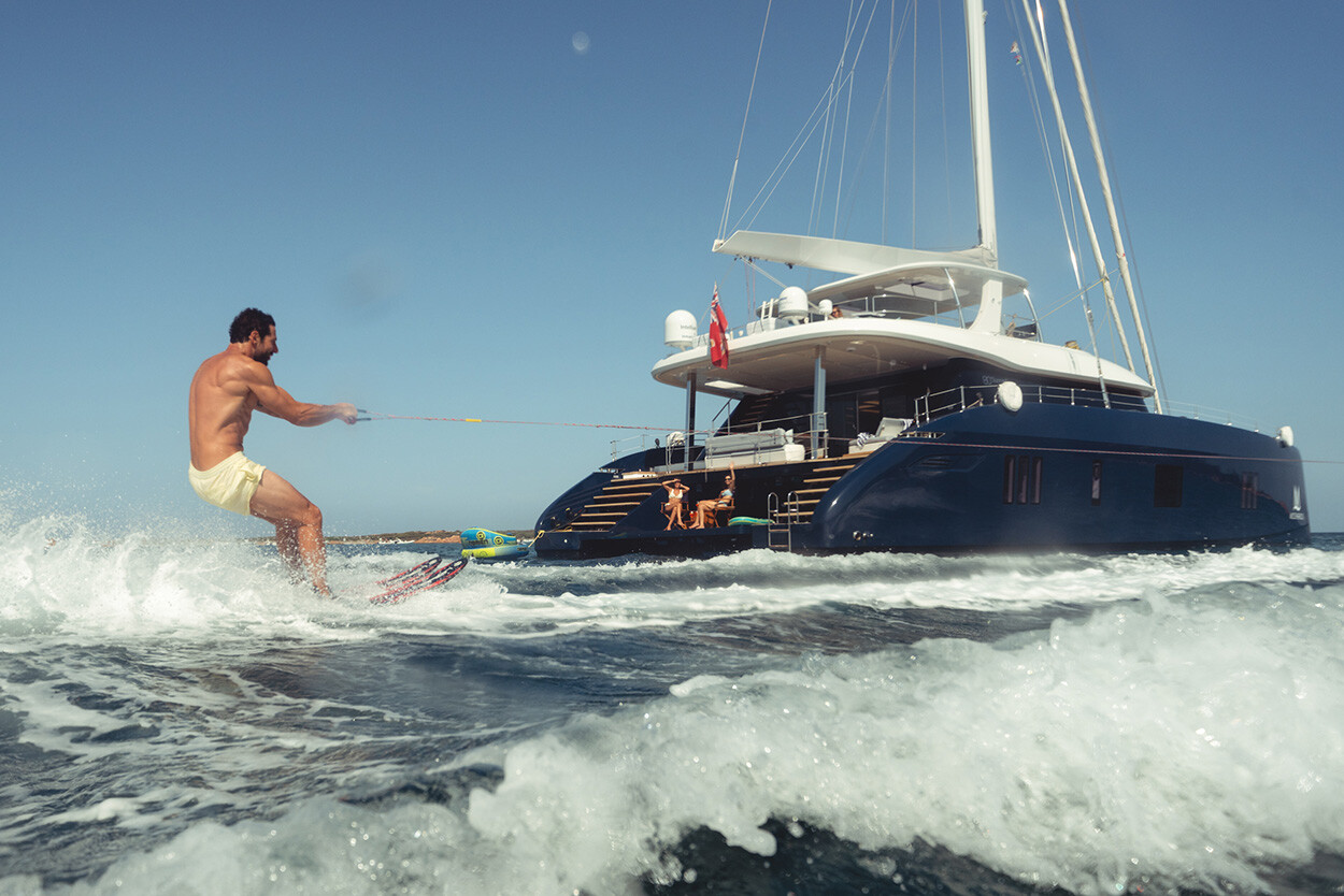 water skiing