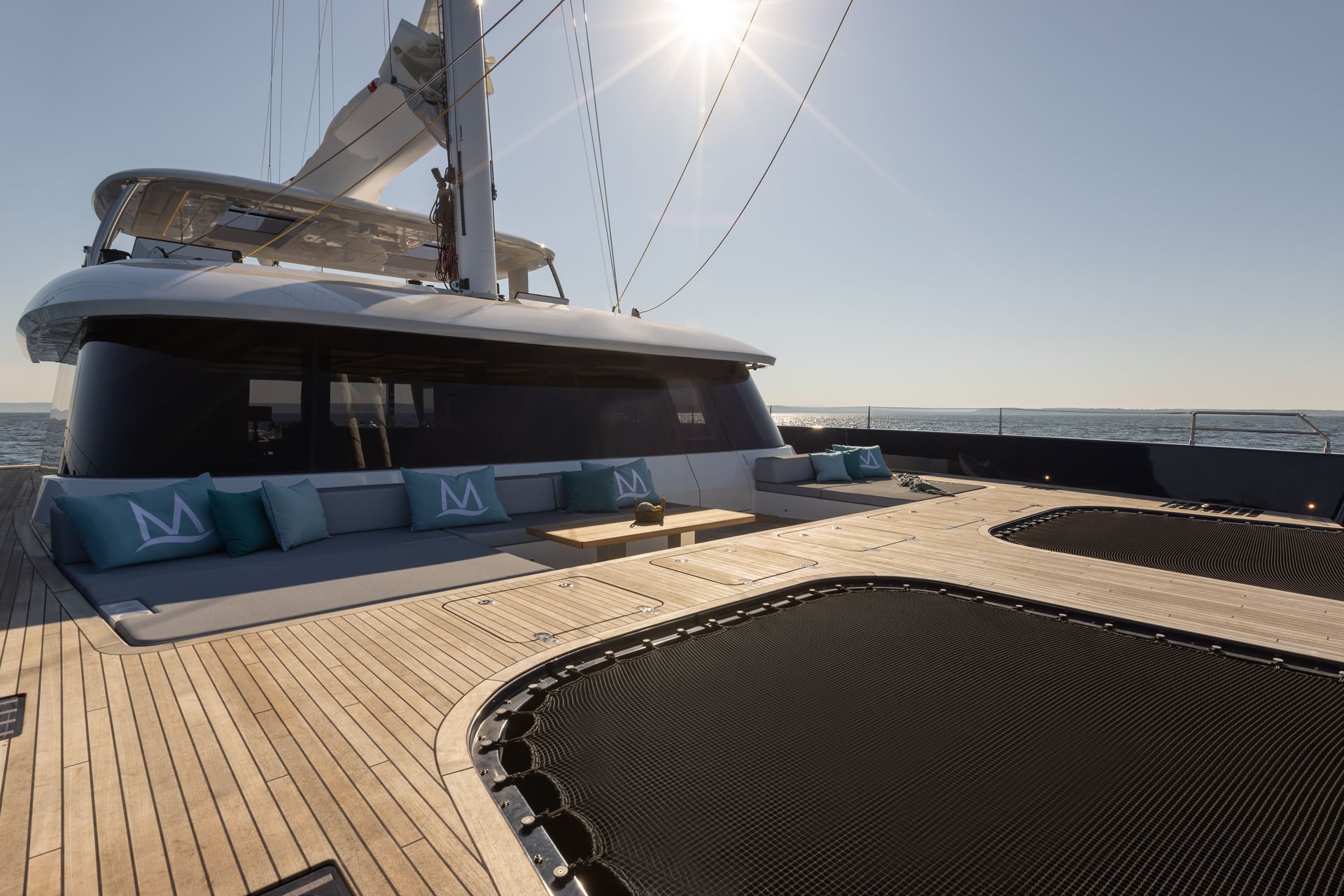 Yacht Mischievous Front Terrace