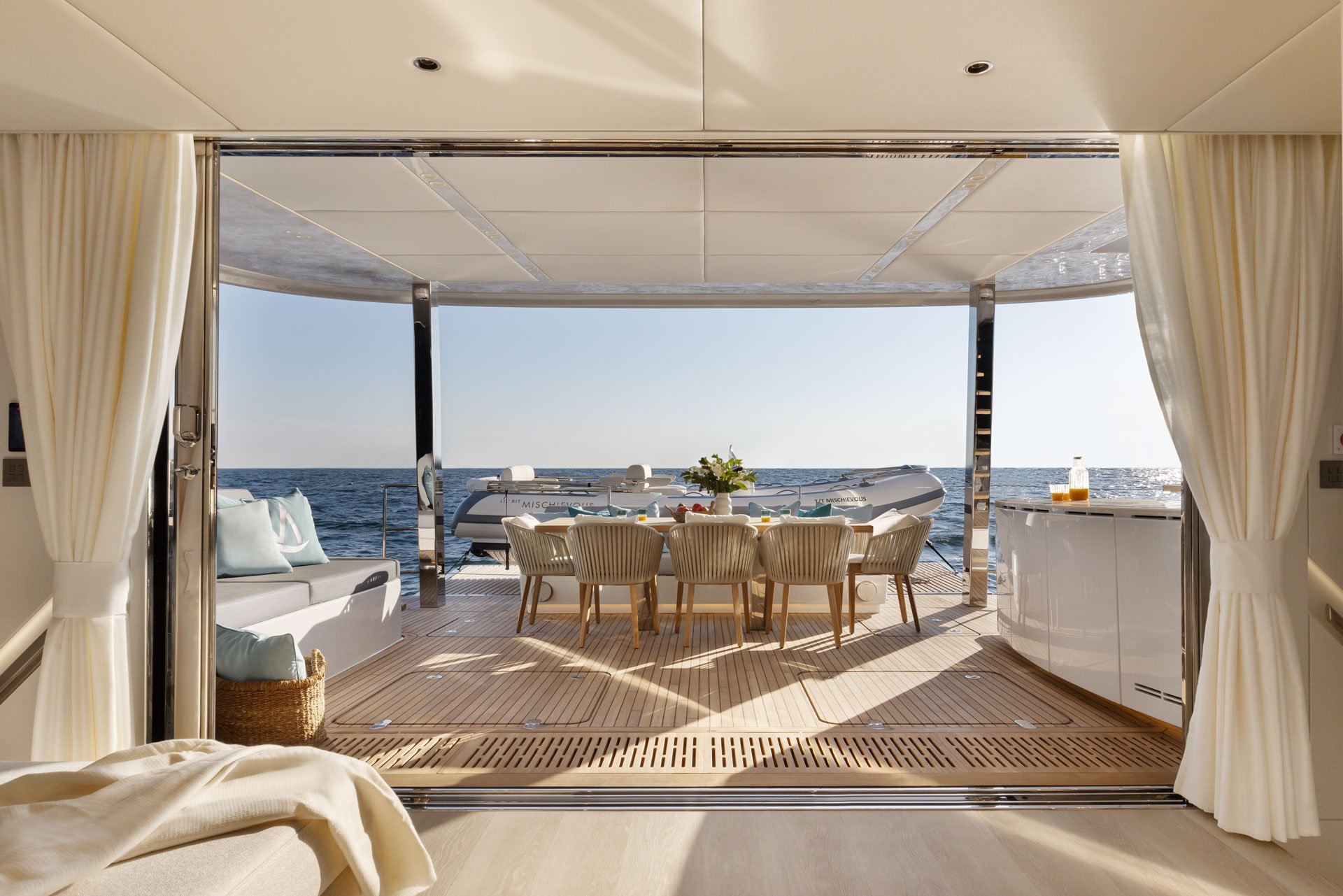 Yacht Mischievous Aft Cockpit