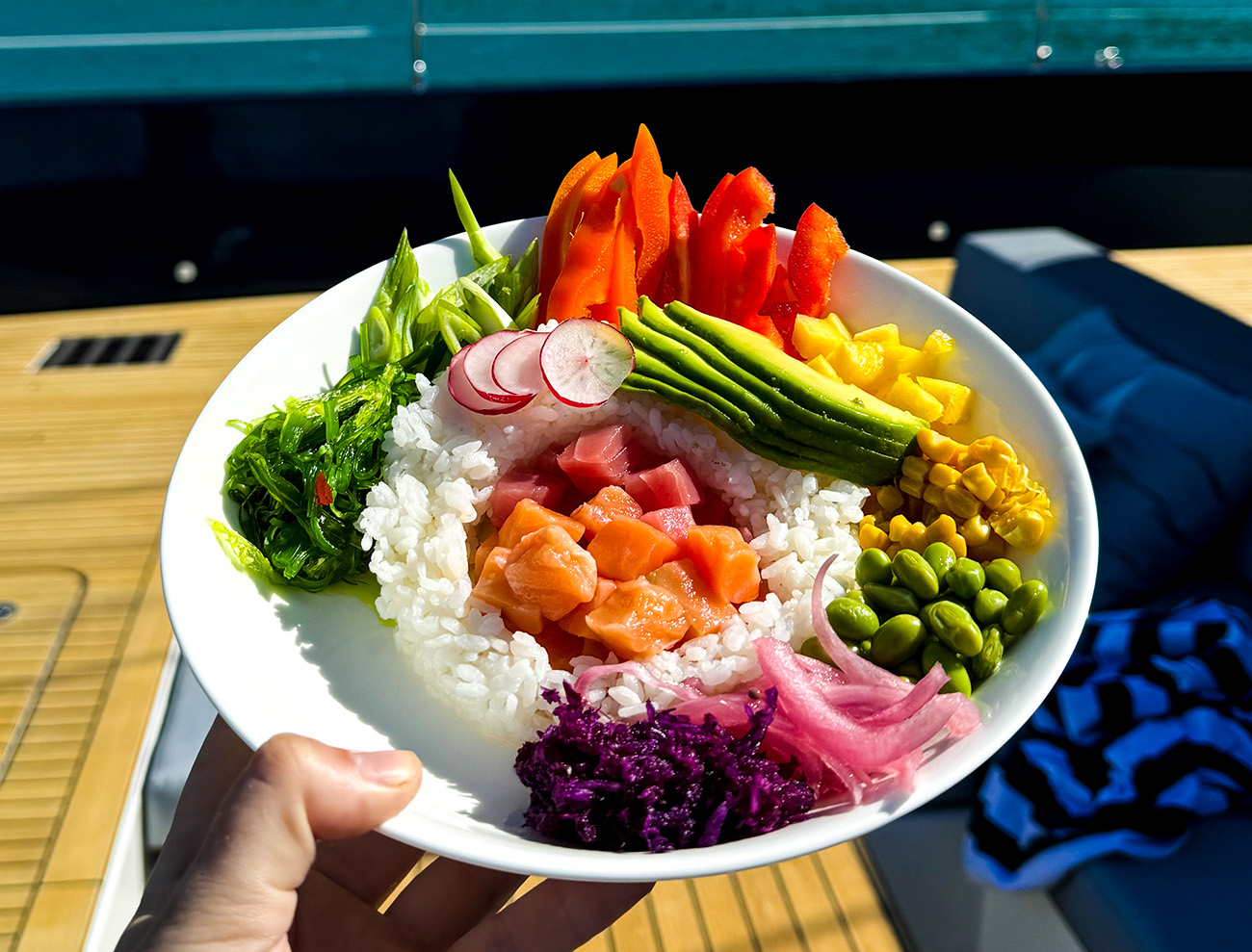 Yach Mischievous Tuna & Salmon Poké bowls